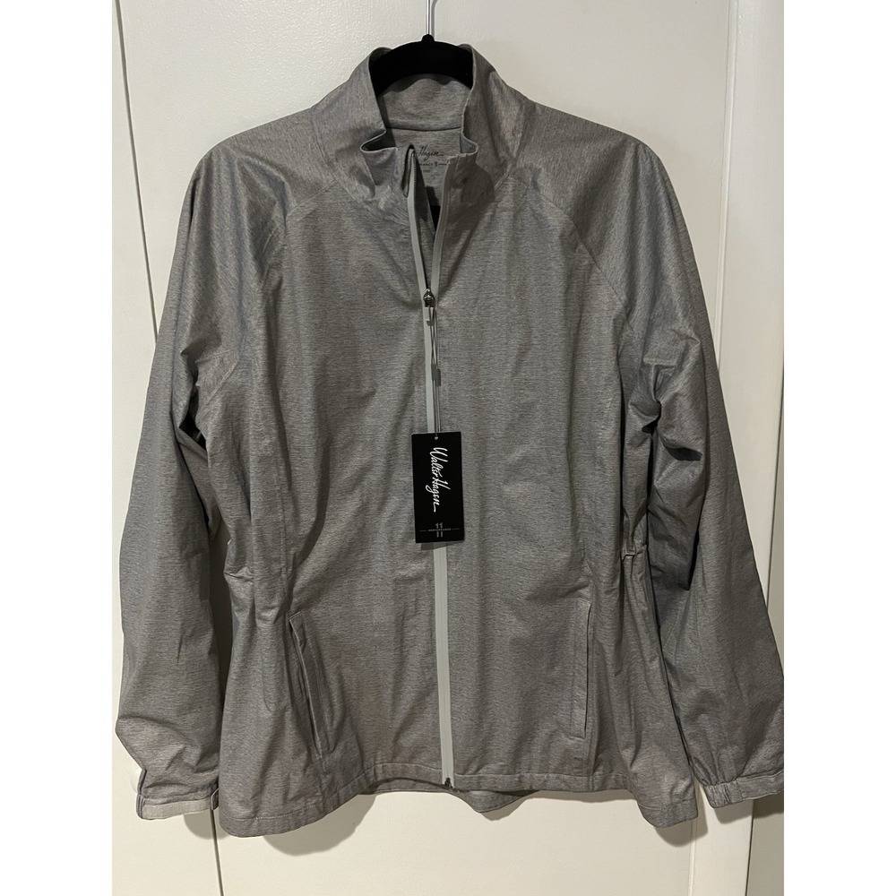 NWT Walter Hagen P11 Performance Rain Jacket Womens Large Gray Waterproof